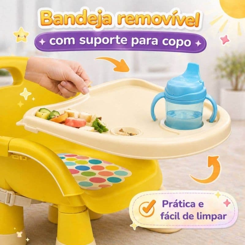 Cadeira Infantil Multiuso [Amarelo]