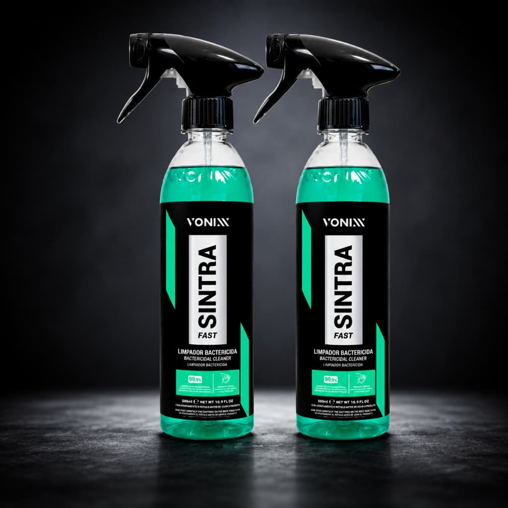 Kit 2 Un Sintra Fast Painel Limpeza Detalhada 500ml Vonixx
