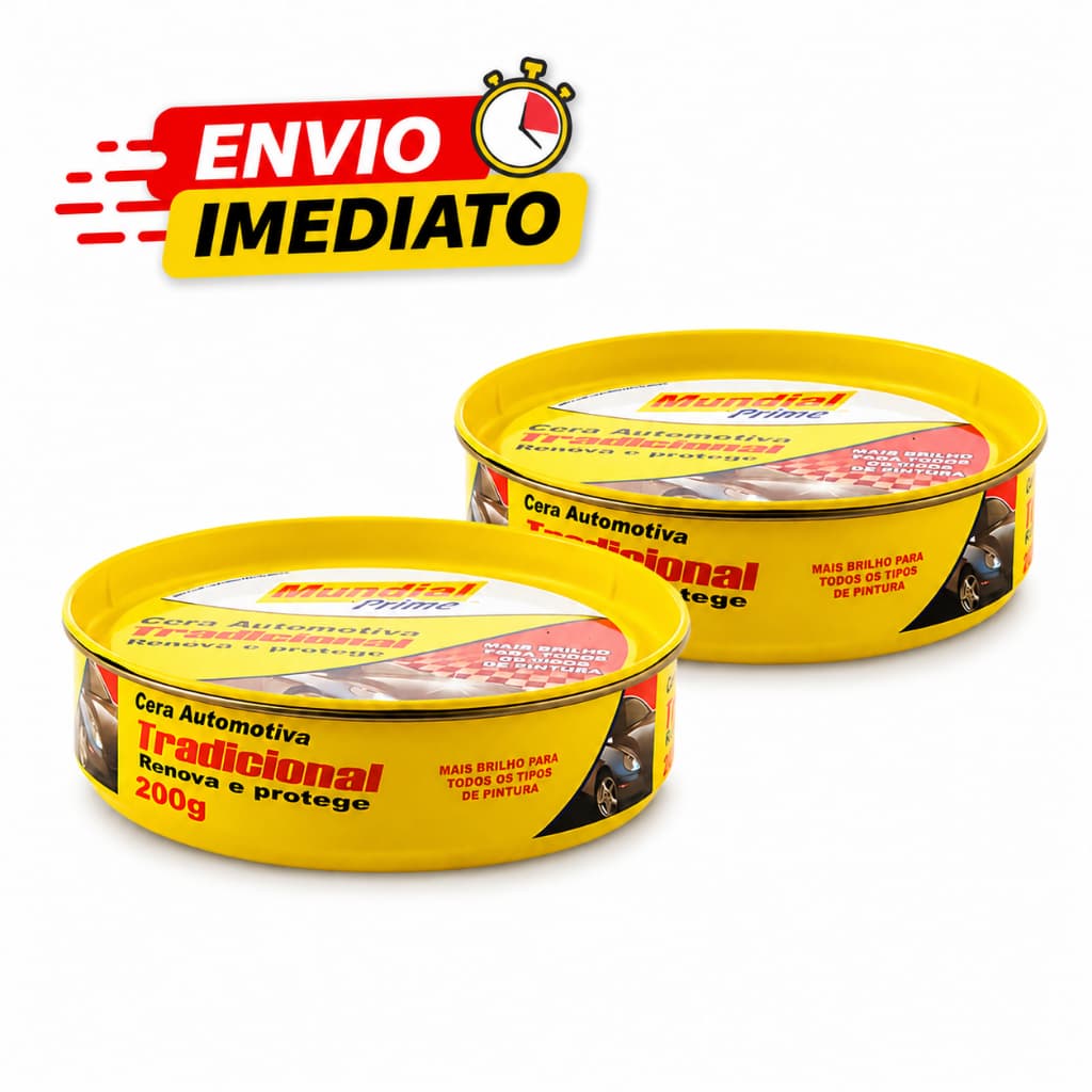 Cera Automotiva Carnaúba 200g para Pinturas e Polimento