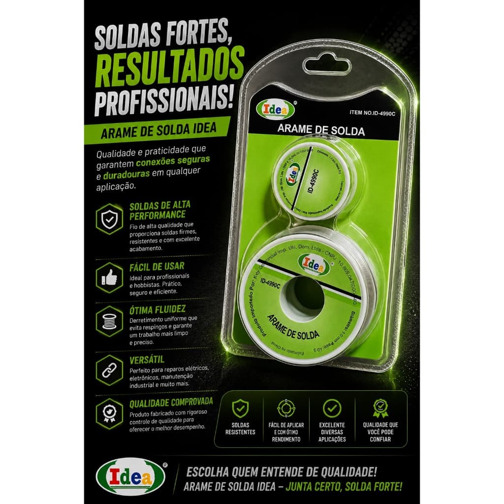 arame de solda da Idea ID-4990C