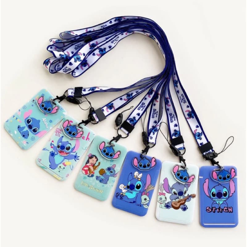 Porta Cartão Crachá Bilhete Único Stitch Disney(sortido)