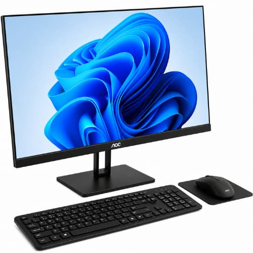 Computador All In One AOC 27" Intel Core i7 16GB SSD 512GB Windows WiFi Completo com Teclado Mouse
