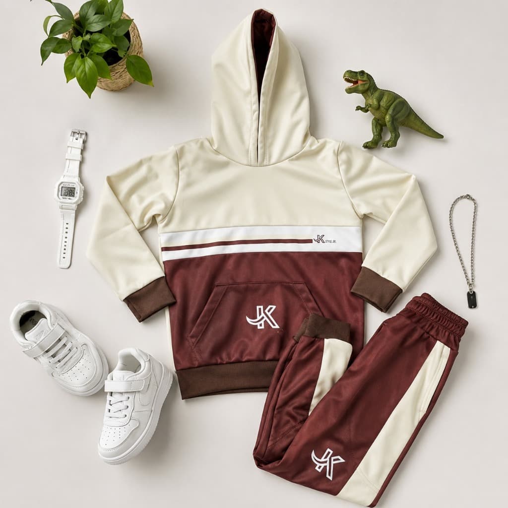 Conjunto Inverno Menino 2 Peças Casaco e Calça Roupa Masculina Infantil - Kit Abrigo Frio