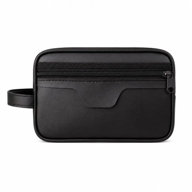 necessaire masculina, necessaire viagem, porta objetos, organizador pessoal, bolsa higiene masculina, necessaire preta