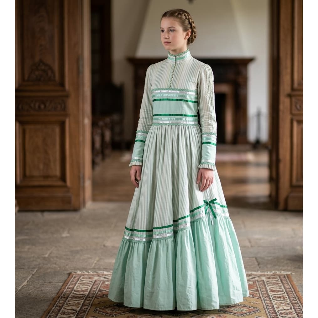 Vestido De Prenda Gaúcha Mirim Juvenil Roupa Infantil Tradicionalista CTG Rio Grande Do Sul Baile Rodeio Semana Farroupi