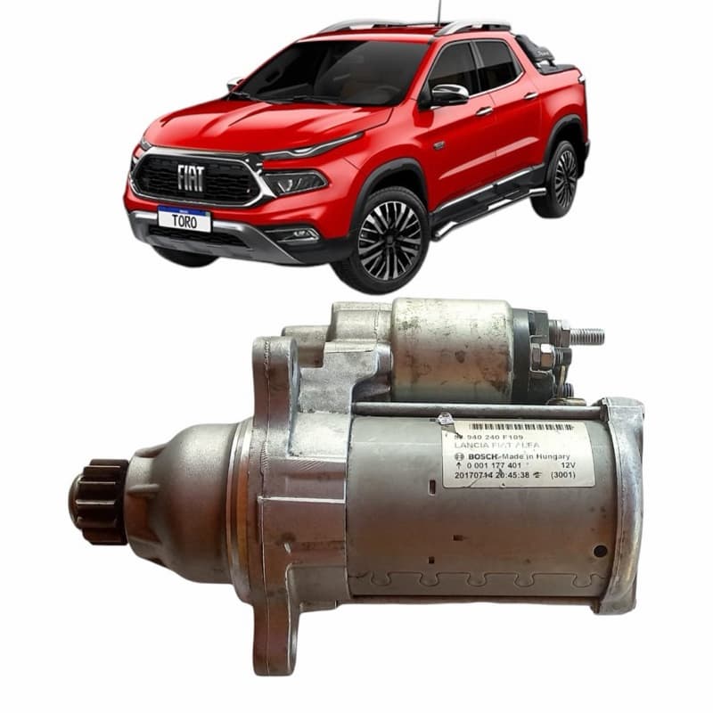 motor de partida Jeep Renegade 2016 a 2021 mecânico usado - peça original