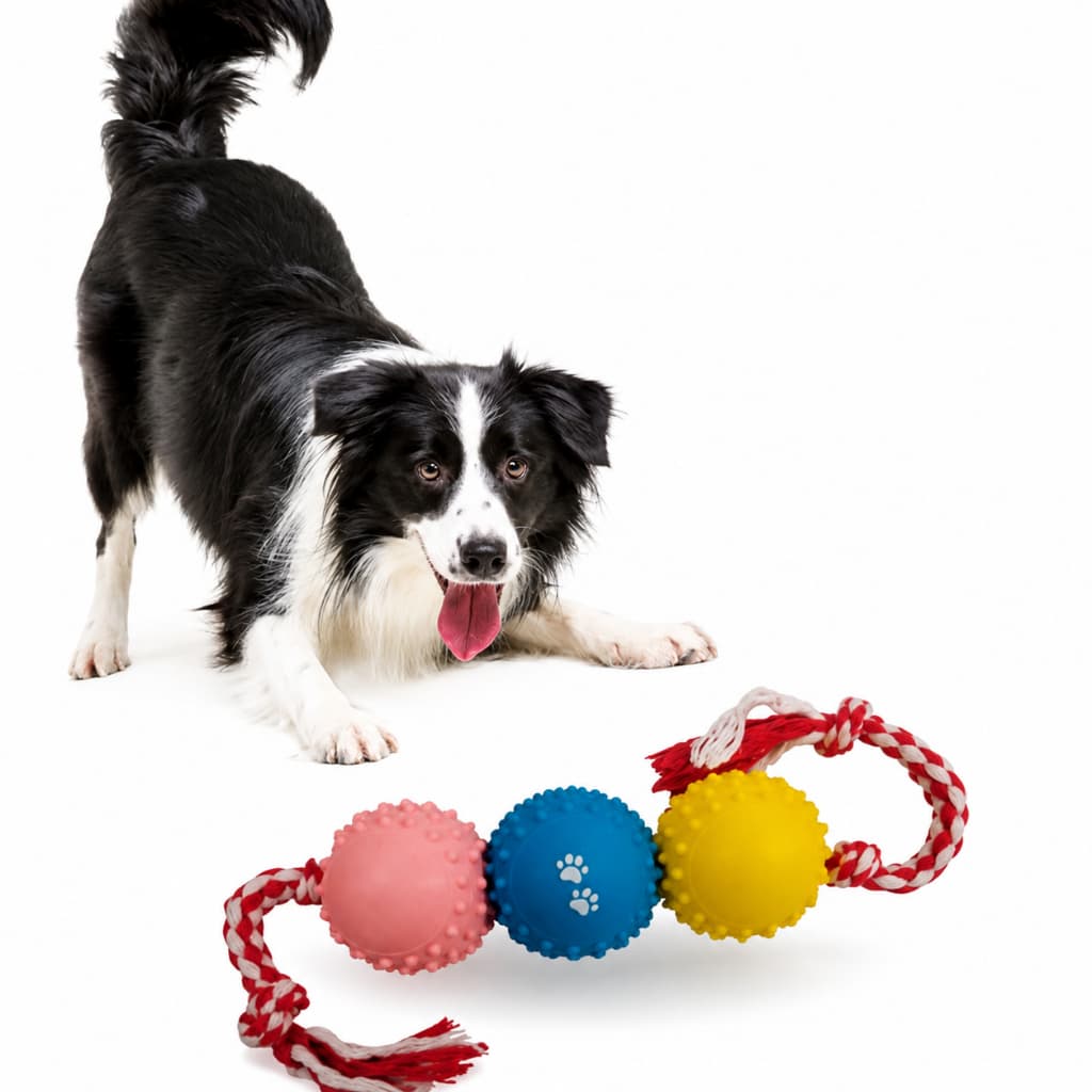Bolinha TRIBALL CRAVO Brinquedo Pet Mordedor Adestramento