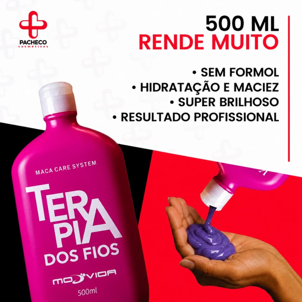 Progressiva Cura Fio Keratin Gloss Ultra liso - 500ml