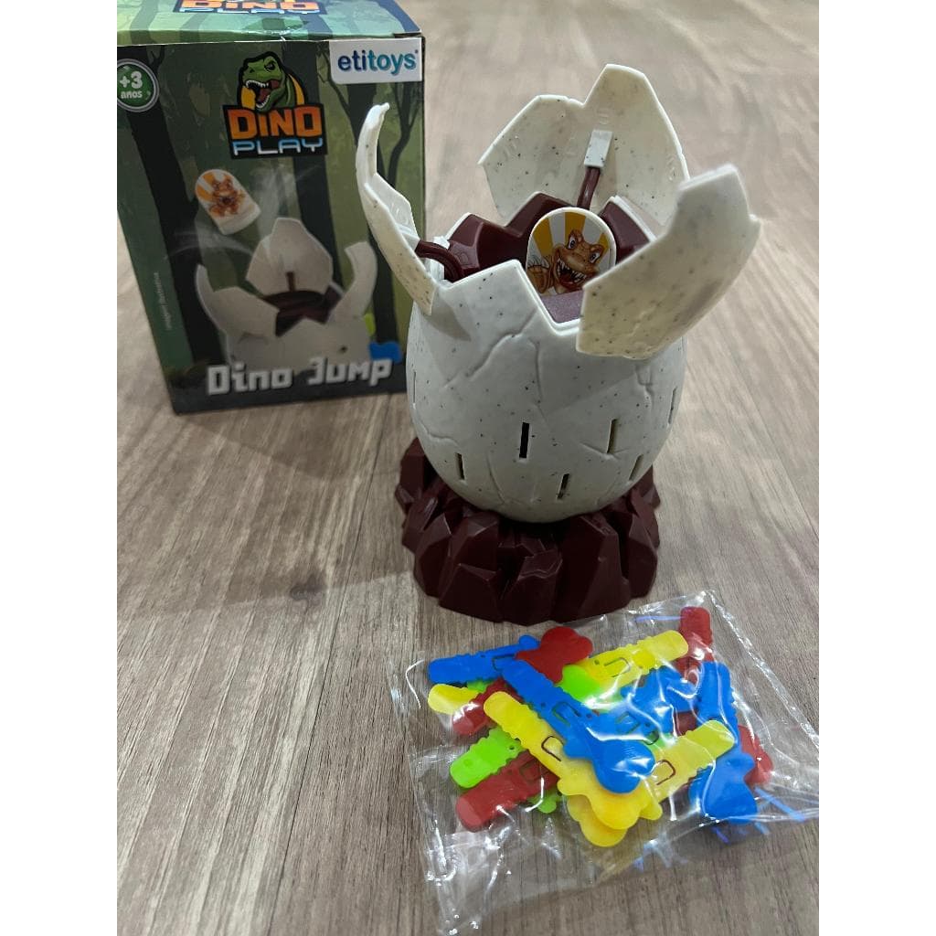 Jogo Infantil Pula Dino, Pula pinguim Espeta Ovo