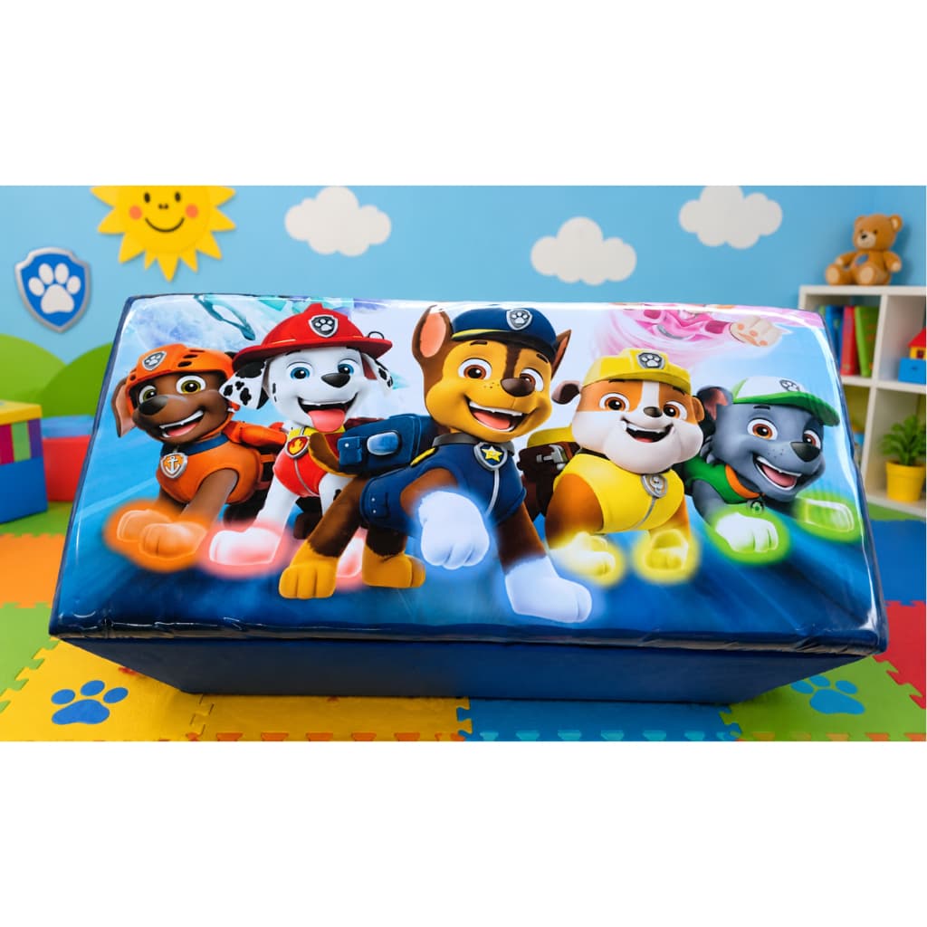 Baú Infantil PATRULIA  NOVA  Grande 90cm Organizador de Brinquedos Estampado