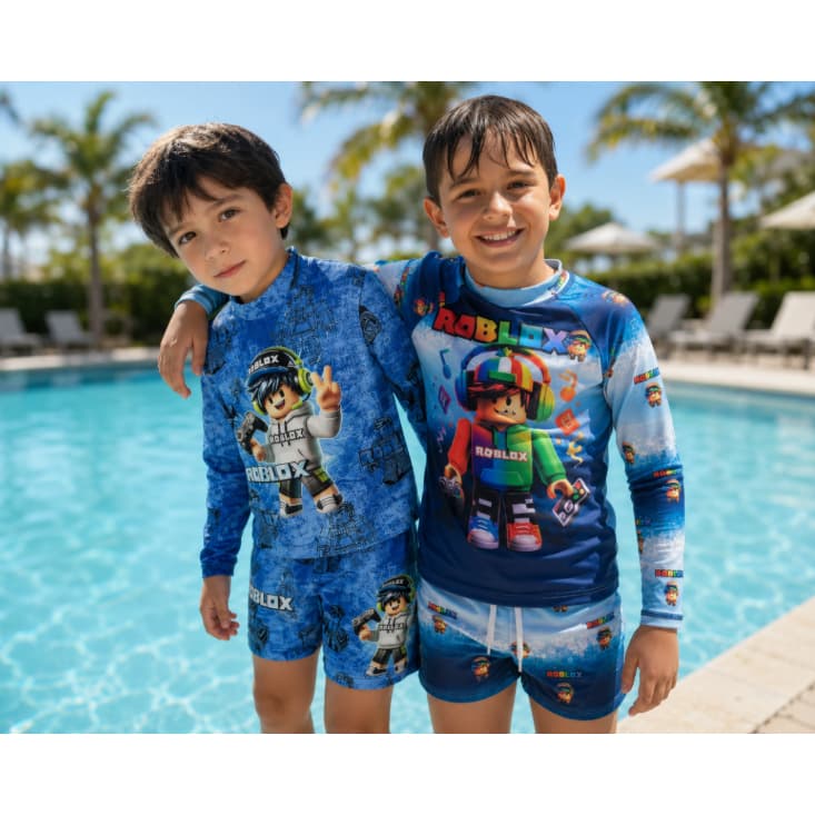 Roupa de Banho do Roblox com Proteção UV50