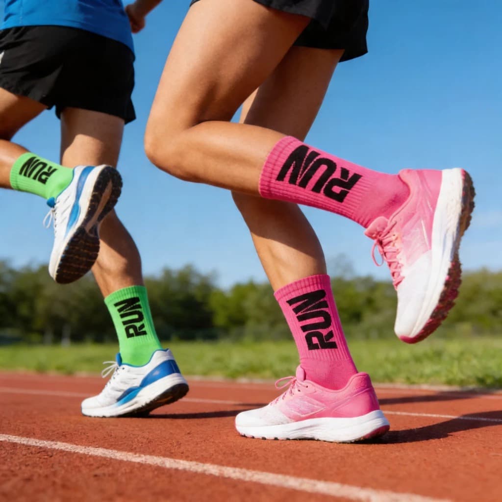 Meia Academia Poliamida Esportiva Unissex Caminhada