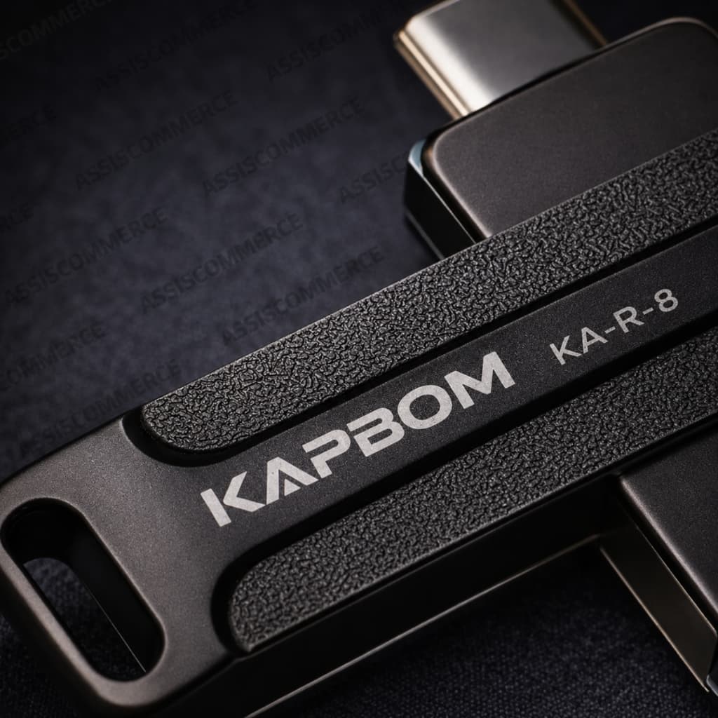 Pen Drive 2 Em 1 Dual Drive 8gb Usb-a + Usb-c 3.0 Rápido Kapbom