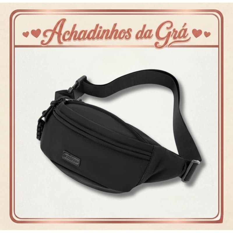 MOSSDOOM Pochete Feminina Tecido Premium Original l Modelo Klassy Pochete Luxo Academia Treino Viagem Casual Leve