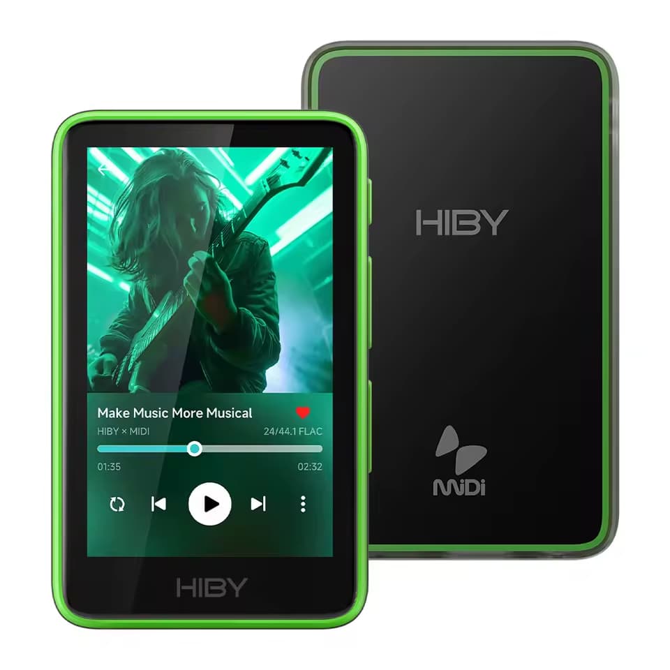 HIBY R1 Reprodutor de Música HiFi MP3 USB WiFi Bluetooth 5.1 DSD256 PCM384kHz/32bit X1600E CS43131
