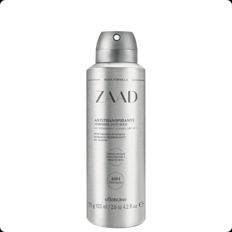 Desodorante Antitranspirante Aerosol Zaad 55G/125Ml
