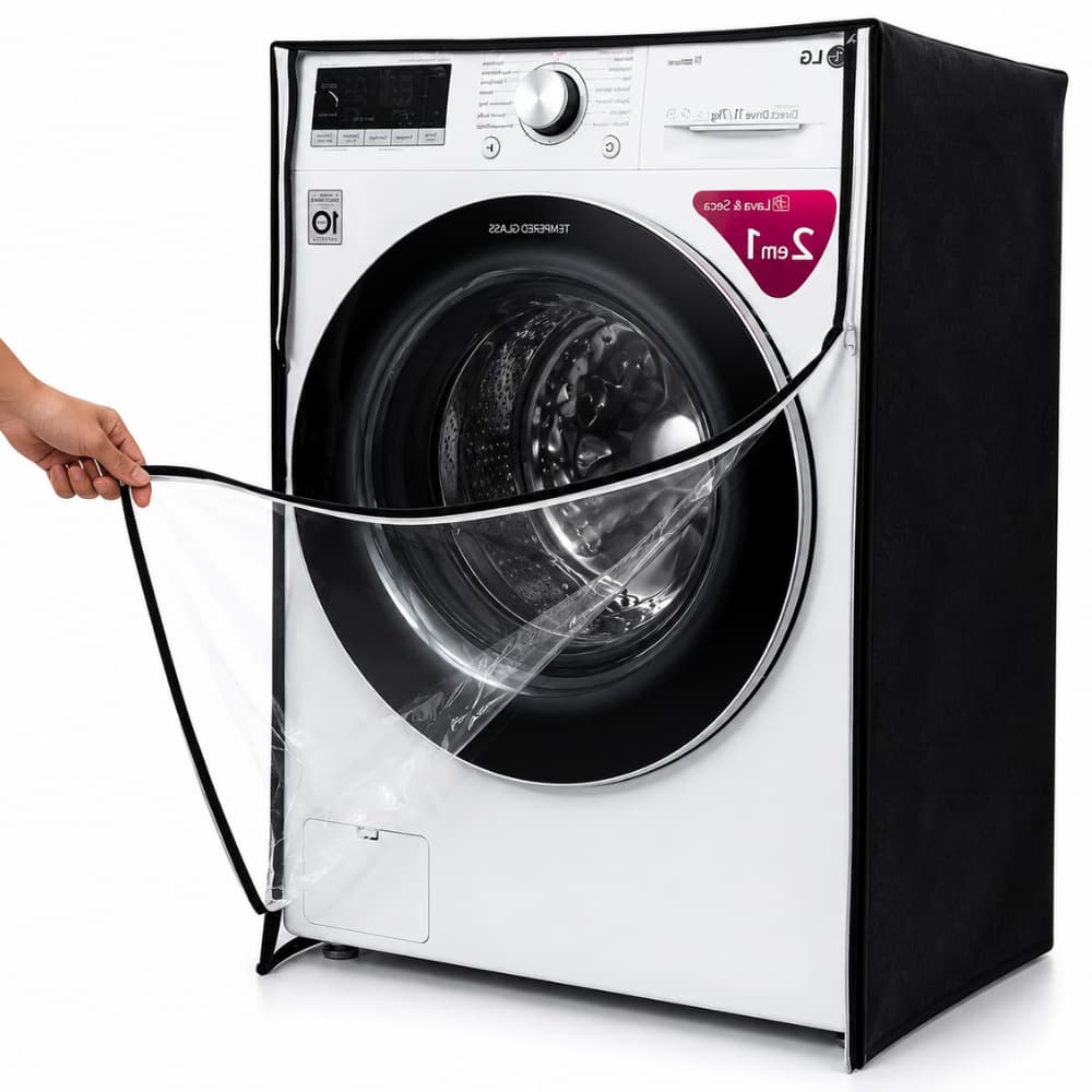 Capa Lava Seca Samsung 9kg10,1 E 10,2kg Lg10,2 E 11kg Corino transparente
