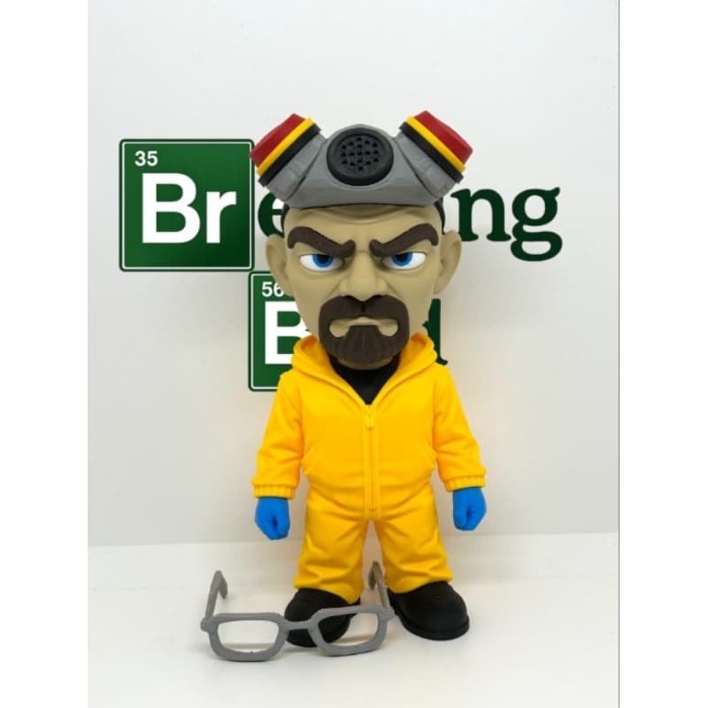 Bonecos Inspirados Breaking Bad Walter e Jesse 20cm Colecionáveis em PLA Decoração figura Geek