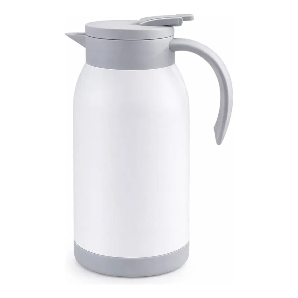 Garrafa Térmica Branca 1 L Inox