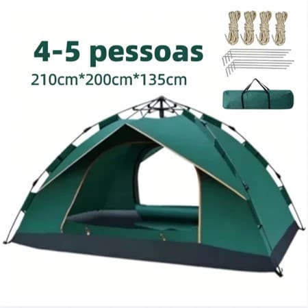 Barraca Camping Acampamento 4/5 Pessoas Automatica barraca de acampamento