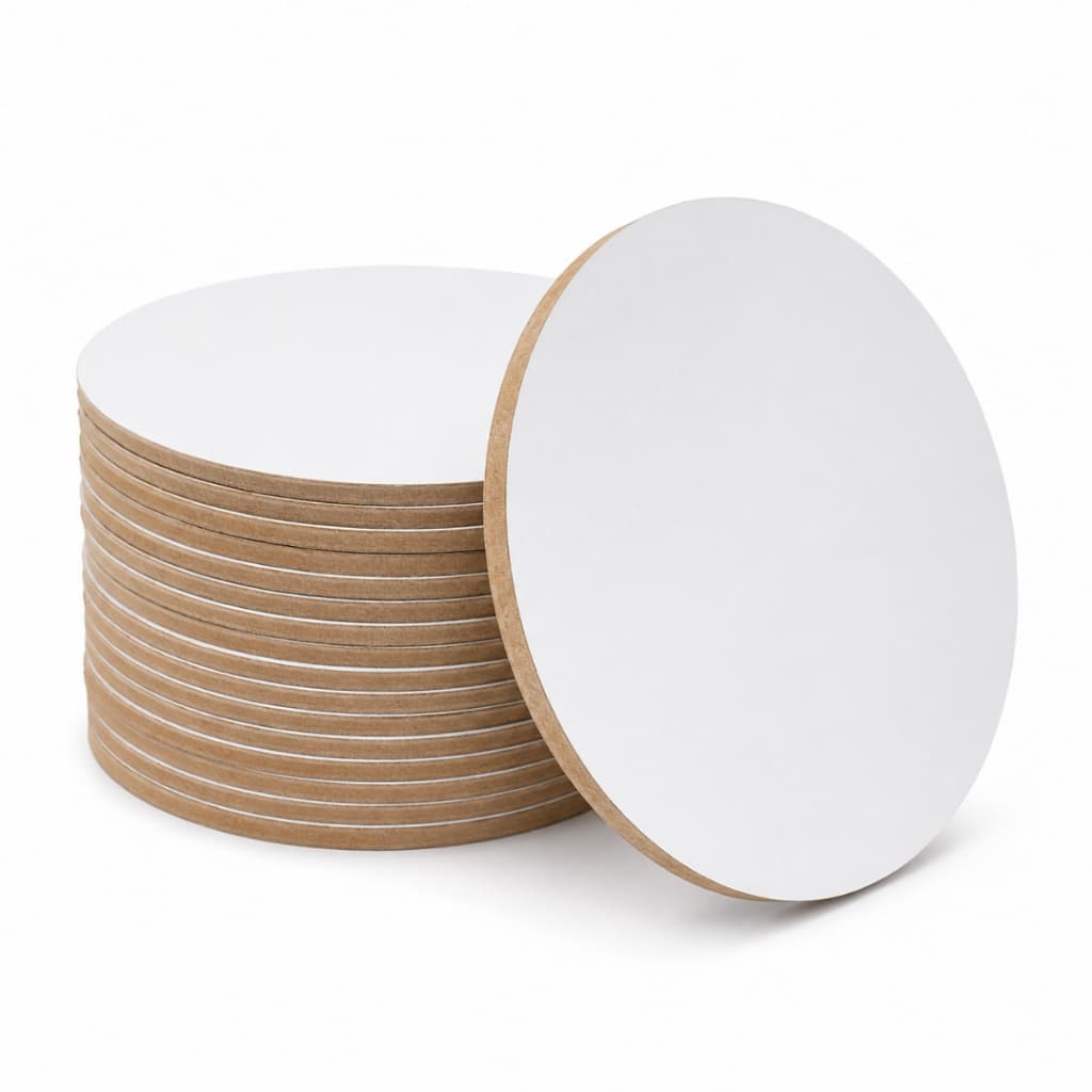 10 Cake Board 3MM Conjunto Prato Redondo Para Confeitaria 25CM