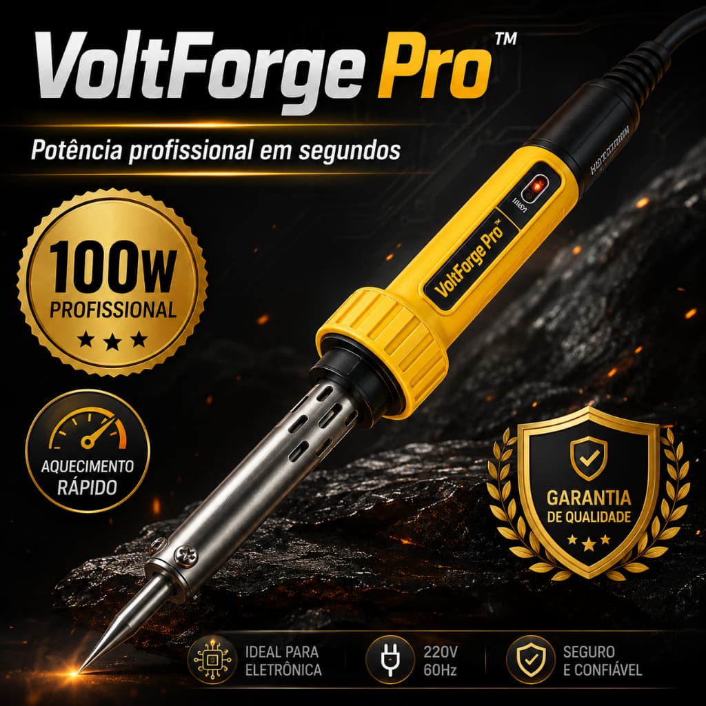 Ferro de Solda Profissional 100W 220W Aquecimento Rápido Para Eletrônica Placas e Instalações Elétricas