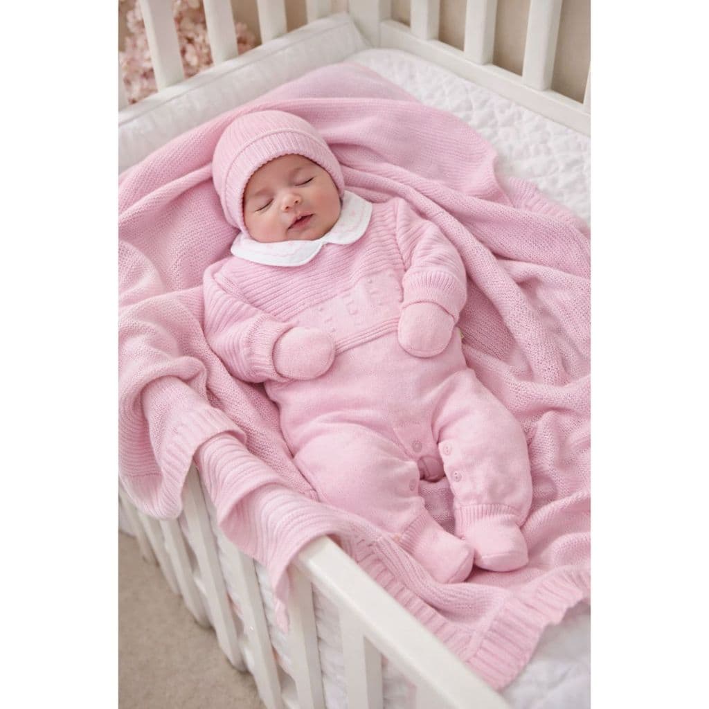 Kit Saída de Maternidade em Tricô - Pérola Elegante