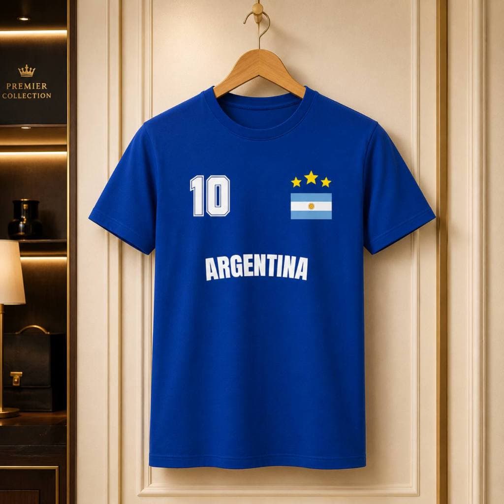 Camisa Camiseta Argentina Messi Copa do Mundo Word Cup Unissex