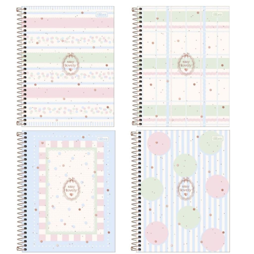 Caderno Colegial Soho 10 Matérias - Tilibra