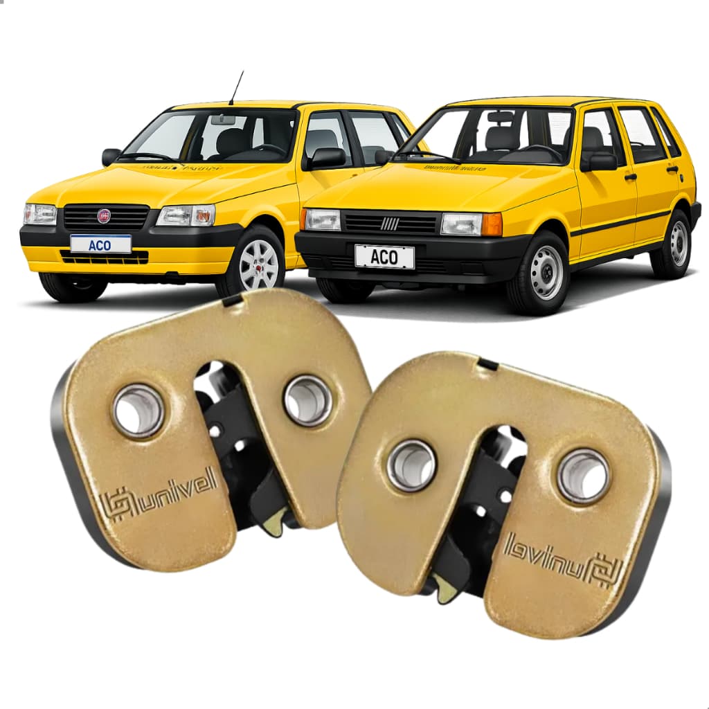 Fechadura da Porta Dianteira ou Traseira Fiat Uno 1984 a 2013