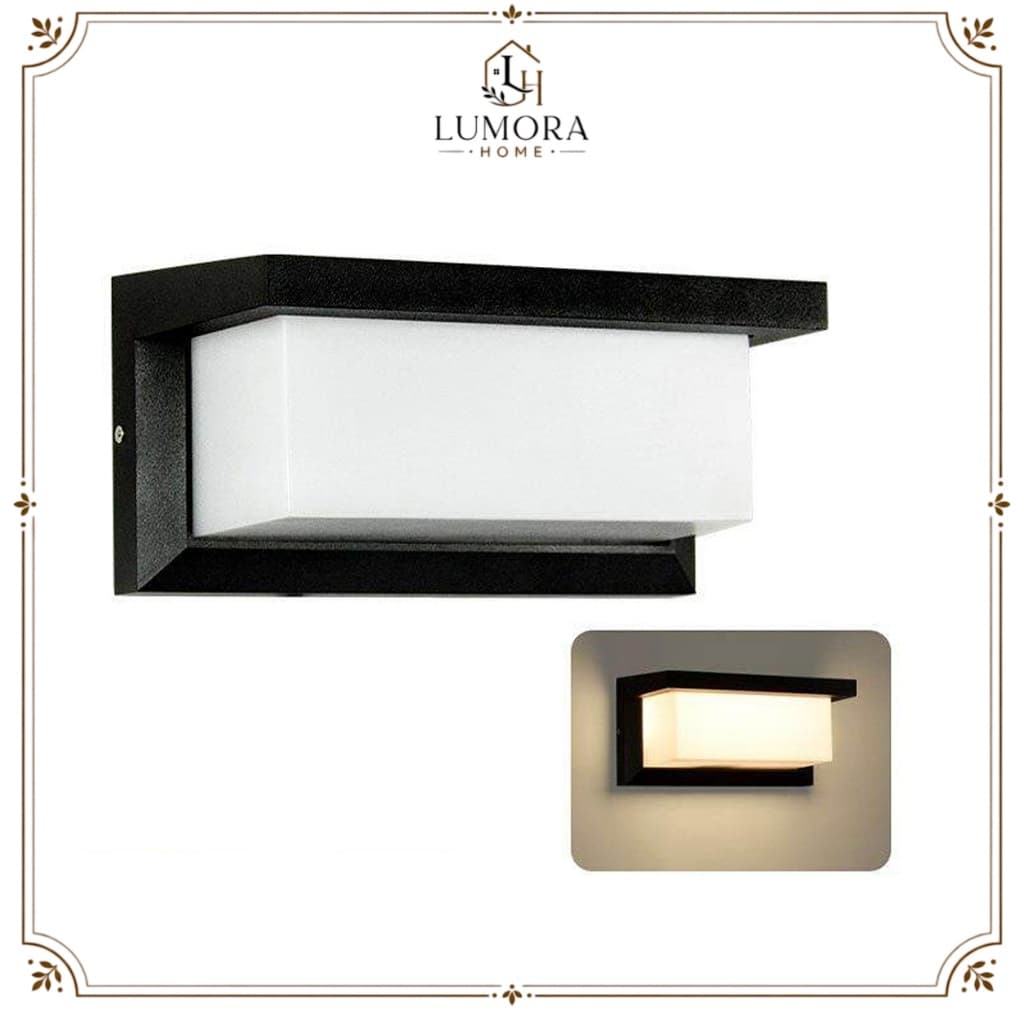 LUMORA HOME Arandela LED IP67 de Parede Moderna Alumínio Luz Quente para Área Interna Externa Fachada Varanda