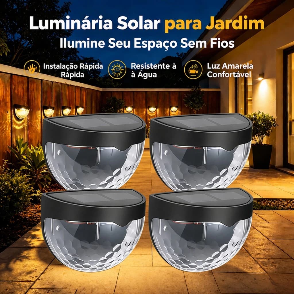 4PCS Solar Wall Sconce, Warm White & RGB, Battery Powered Black Outdoor Wall Light for Patio Garden Exterior