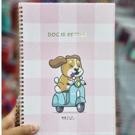 Caderno 1 Matéria Universitário Best Friend Brw / Caderno Pautado 80 Folhas / Cartela De Adesivos