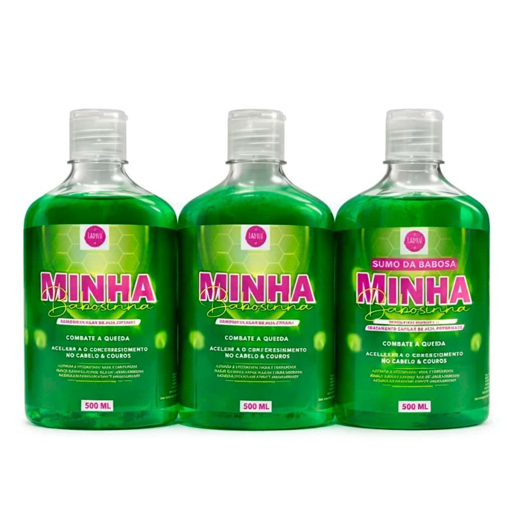 Kit Capilar Minha Babosinha Ladylu 3 Itens - CM0049