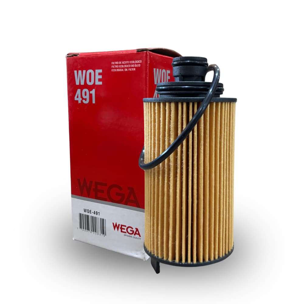Filtro de Óleo Wega Refil WOE491 Caoa Chery Tiggo 7 e Tiggo 8.
