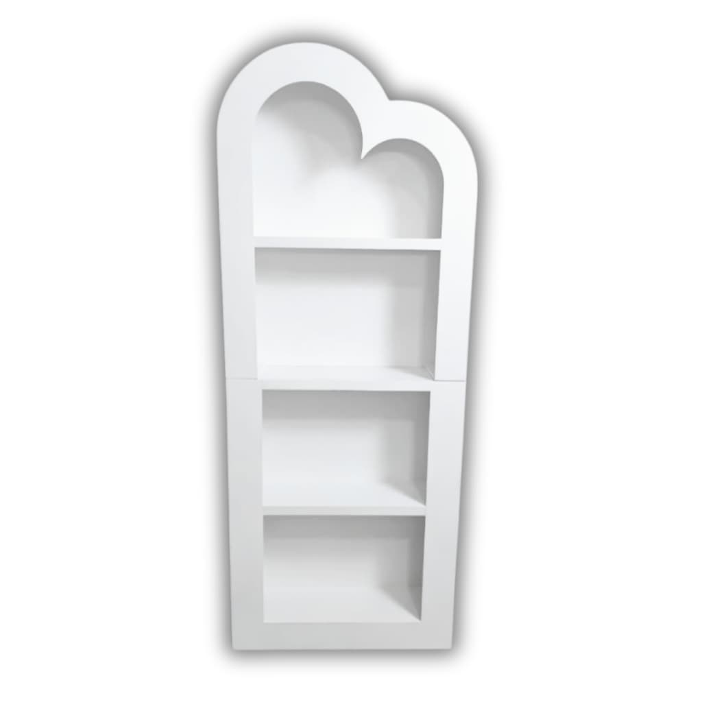 Painel Little Jully Para Lembrancinhas Festa Prateleiras Desmontável MDF Cru Pintado Formato Slin Decoração Pegue Monte