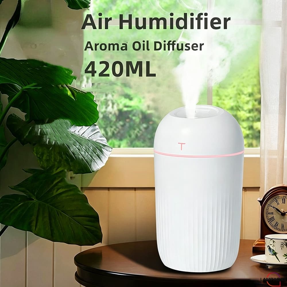 Umidificador De Ar Purificador Difusor Aromatizador De Ambiente  Humificador Com 7 Cores Luzes