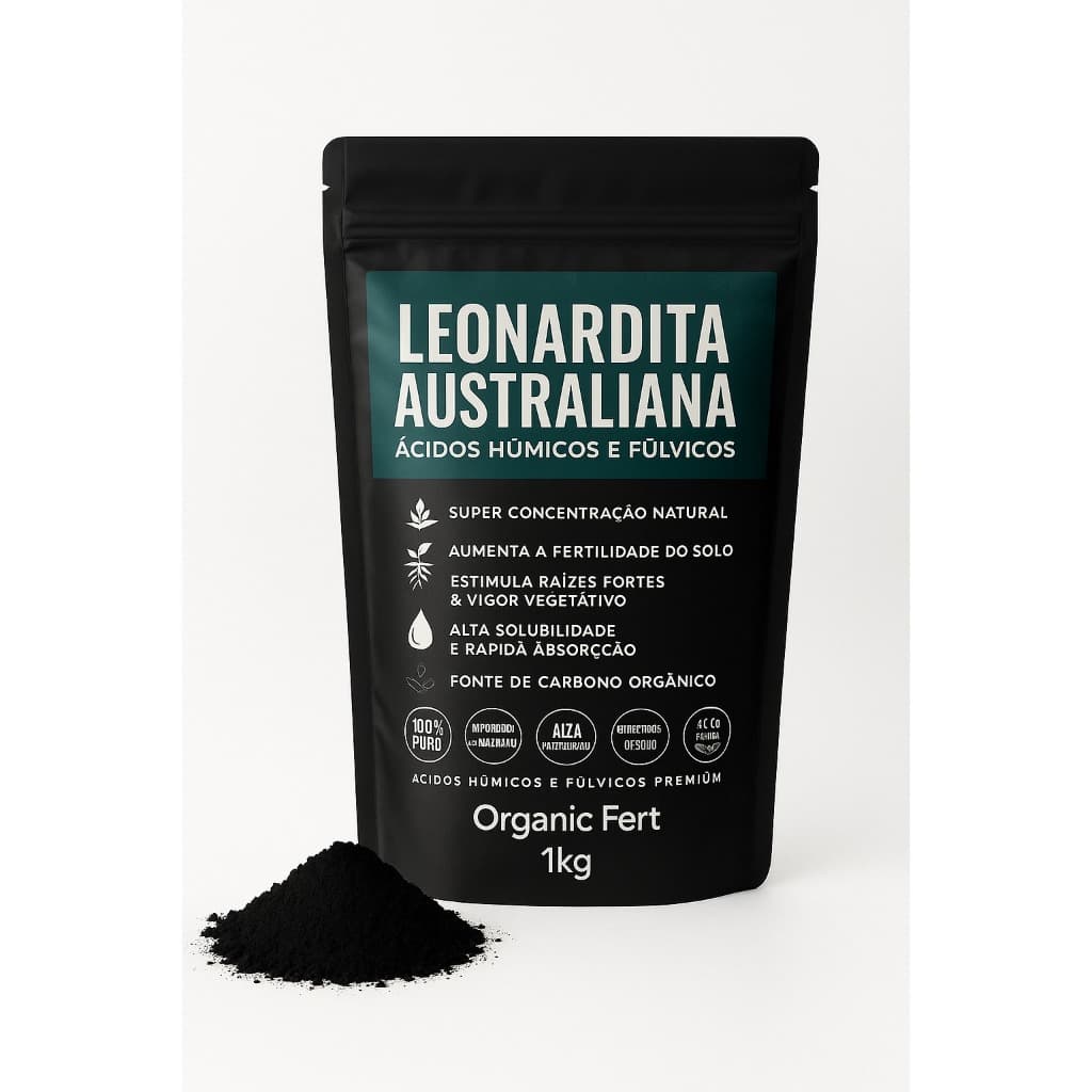 Substancias Húmicas Leonardita Australiana Pacote 1kg
