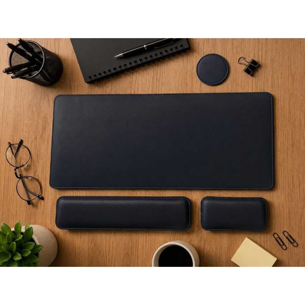 KIT 4 PEÇAS DESKPAD 90/40 GAMER SEM  DESENHO EXTRA GRANDE/ESCRITORIO
