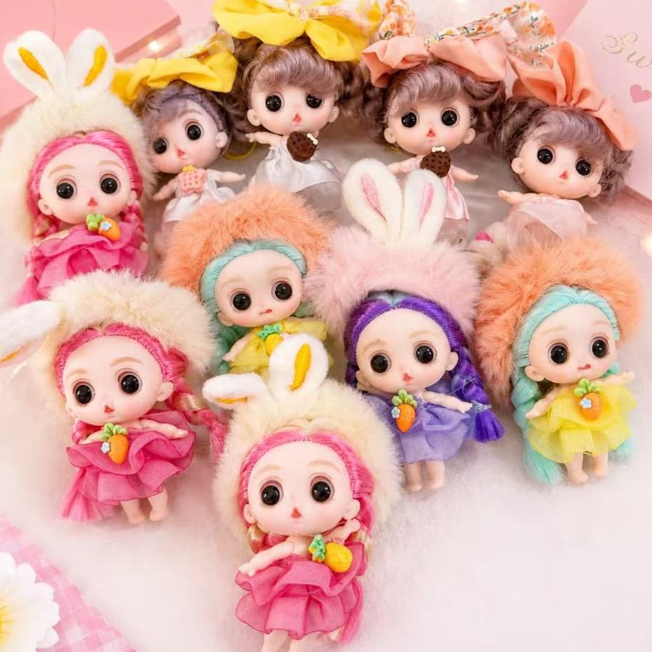 Chaveiro Bonecas Princesa Meninas Criativo Boneca Presente De Aniversário