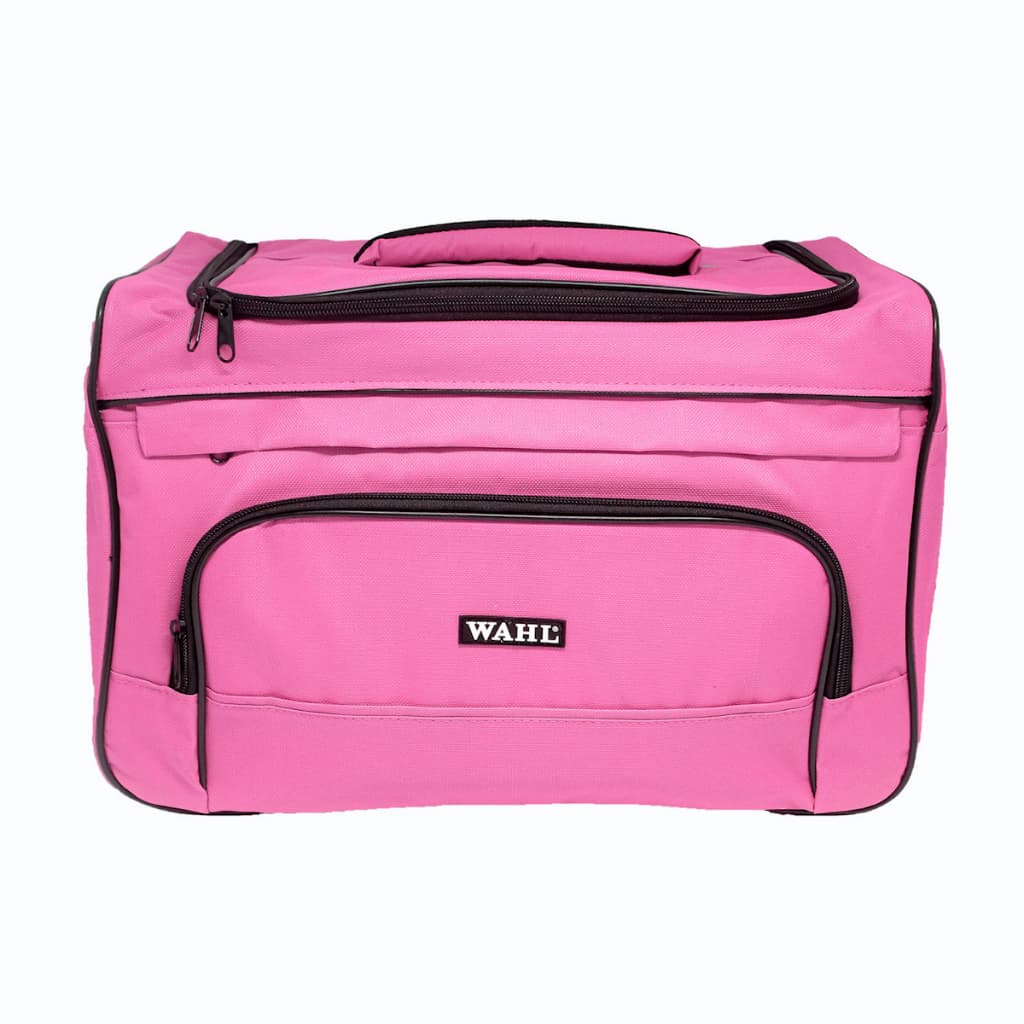 Bolsa Wahl Case Para Armazenamento Materiais Banho e Tosa Rosa de Poliester