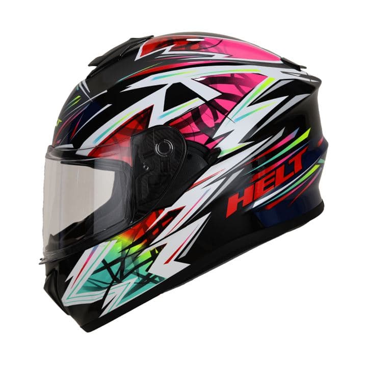 Capacete Helt Avant Glass Turbo Fechado Com Óculos Solar Interno Moto