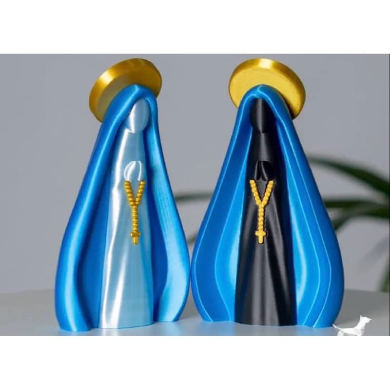 Imagem Nossa Senhora Aparecida Minimalista – Decoração Religiosa, Presente de Fé, Proteção e Devoção para Casa