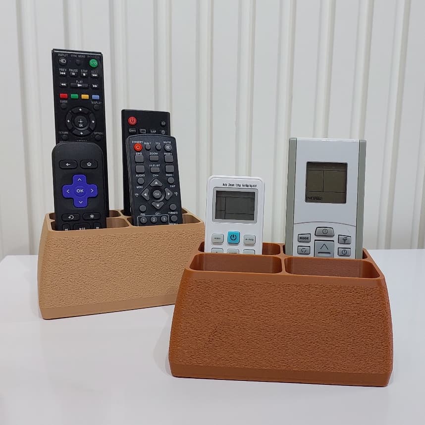 Porta-Controle Remoto - Suporte para Controle Remoto com 4 divisórias grandes