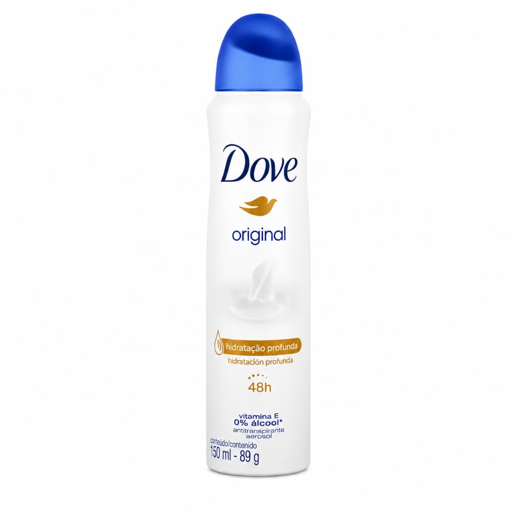 Desodorante Dove Antitranspirante Fragrância Original Aerosol 150ml