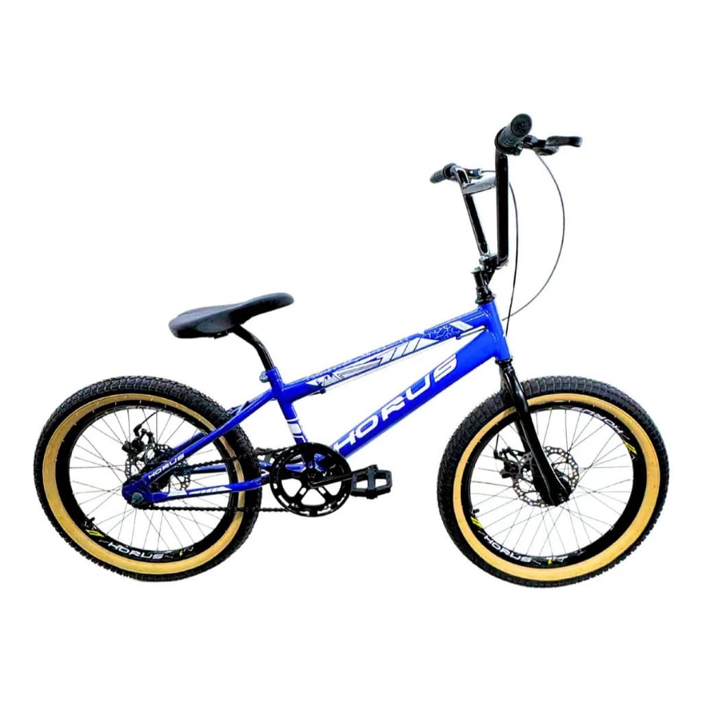 Bicicleta Aro 20 Infantil BMX Cross Horus com Freio a Disco