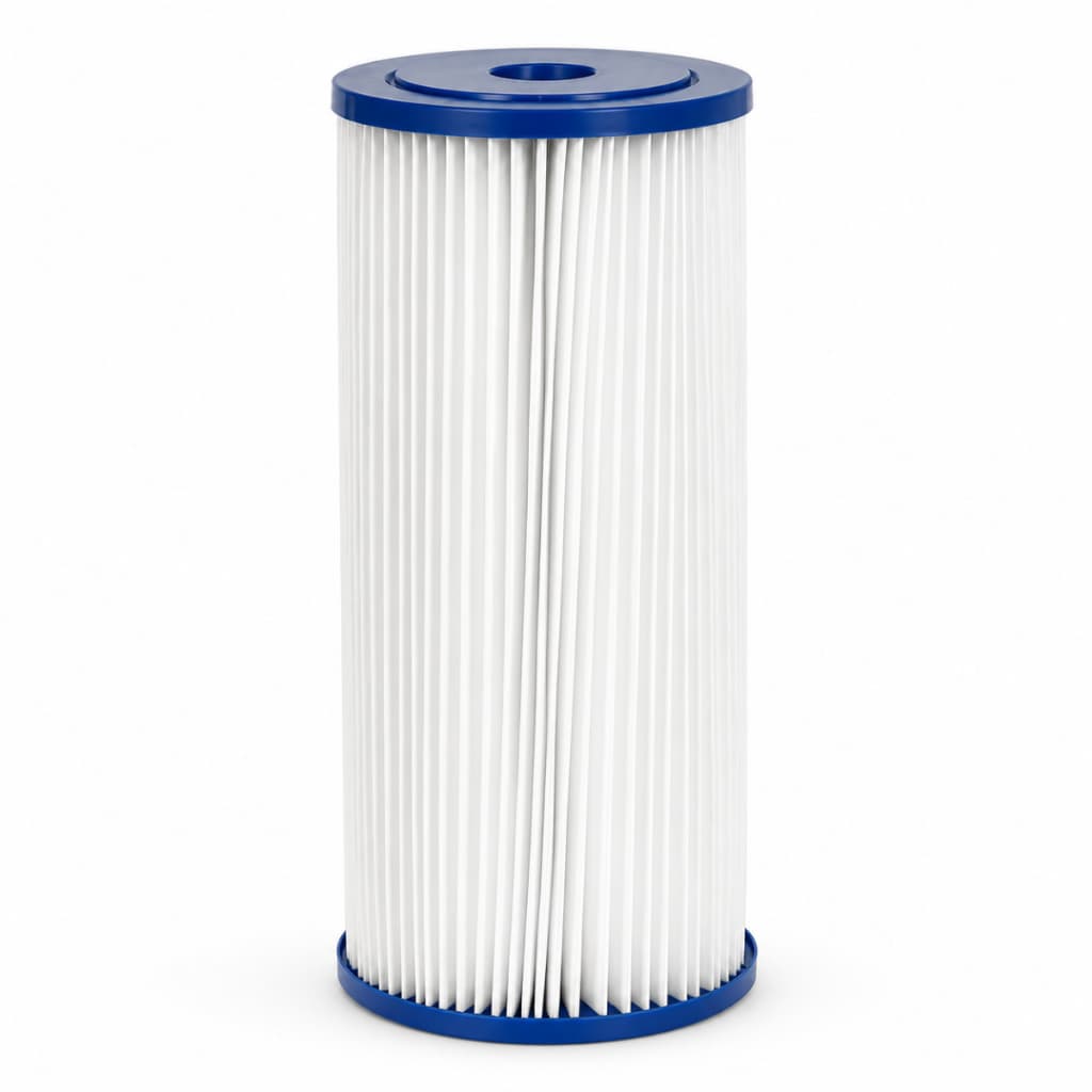 Refil Cartucho Plissado Filtro Big Blue 10polegadas Lavável 30 micras
