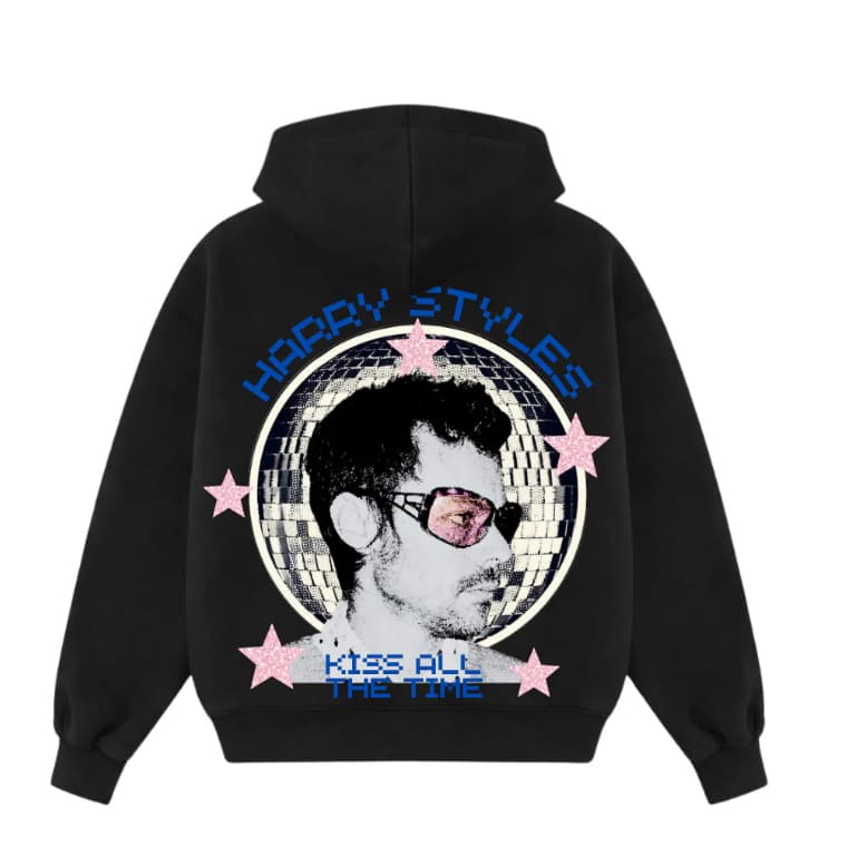 Moletom Canguru  Feminino Harry Styles Moda Casual Tendência Fãs Unissex