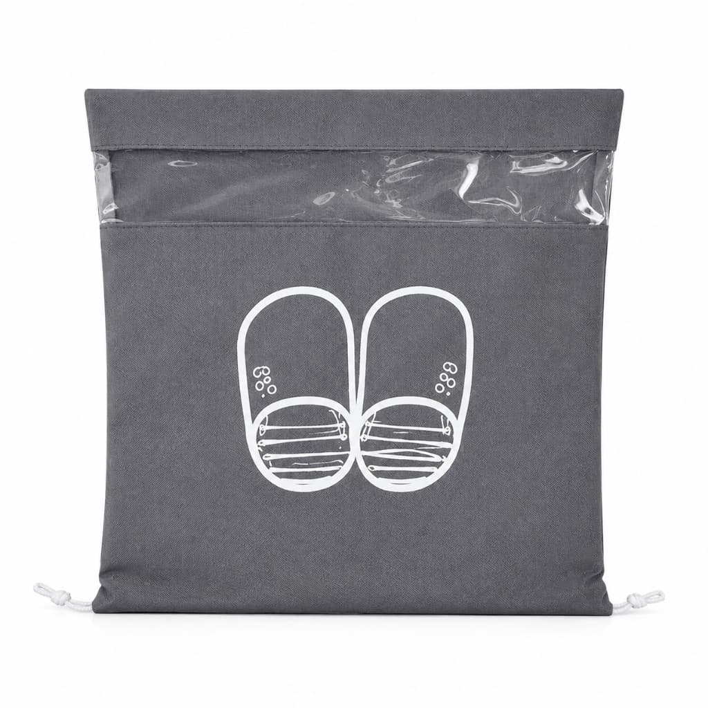 Saco Organizador para Tênis 43x31,5cm com Cordão Protetor para Viagem e Lavanderia