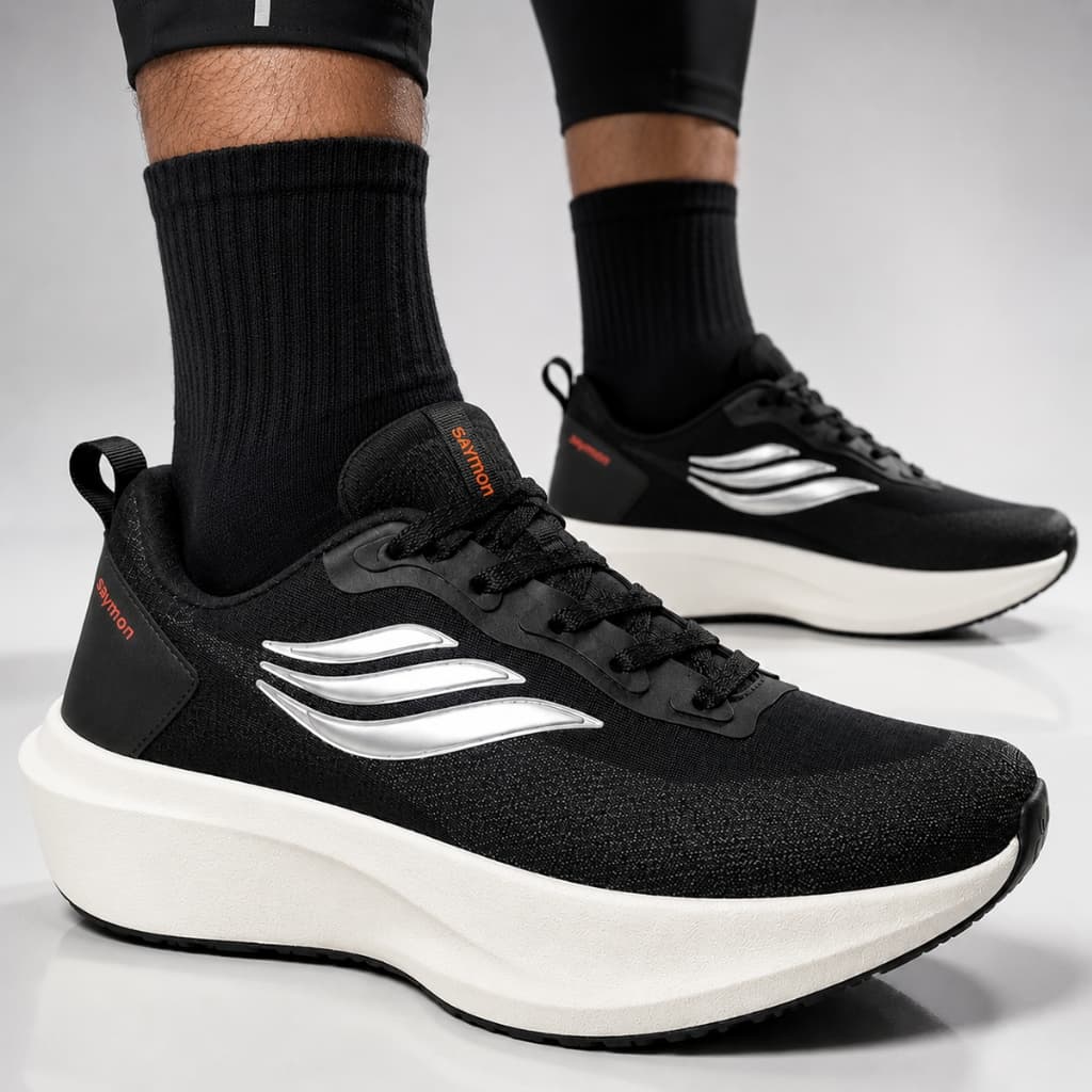 Tênis Esportivo Academia Corrida Masculino Feminino Original Leve Macio Lançamento Carbono